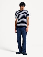 Armor Lux Morgat Breton Stripe Short Sleeve T-Shirt - Image 4 of 5