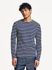 Armor Lux Aviron Breton Stripe Long Sleeve T-Shirt - Image 1 of 6