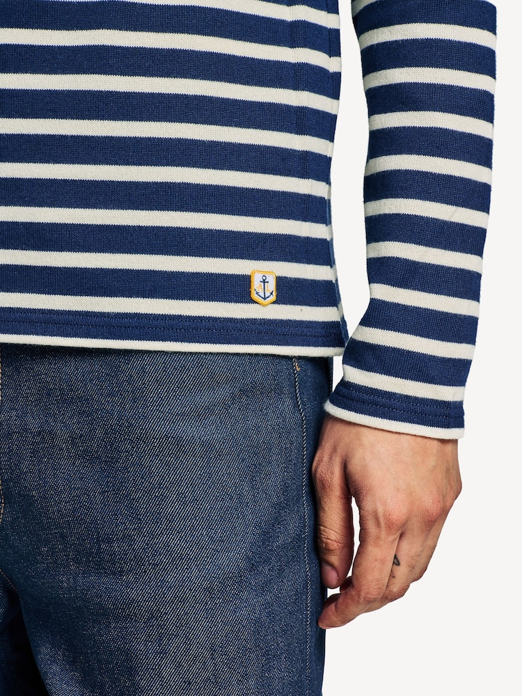 Armor Lux Aviron Breton Stripe Long Sleeve T-Shirt - Image 6 of 6 Armor Lux Aviron Breton Stripe Long Sleeve T-Shirt - Image 6 of 6