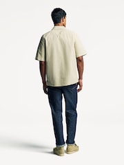 Armor Lux Natural Twin Pocket Camp Collar Short Sleeve Shirt - Image 2 of 5