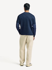 Armor Lux Blue Heritage Pocket Crew Neck Sweatshirt - Image 4 of 12