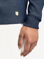 Armor Lux Blue Heritage Pocket Crew Neck Sweatshirt - Image 6 of 12