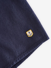 Armor Lux Blue Heritahe Short Sleeve Button Down Collar Shirt - Image 10 of 12