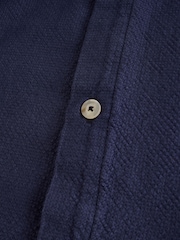 Armor Lux Blue Heritahe Short Sleeve Button Down Collar Shirt - Image 12 of 12