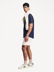 Armor Lux Blue Heritahe Short Sleeve Button Down Collar Shirt - Image 5 of 12