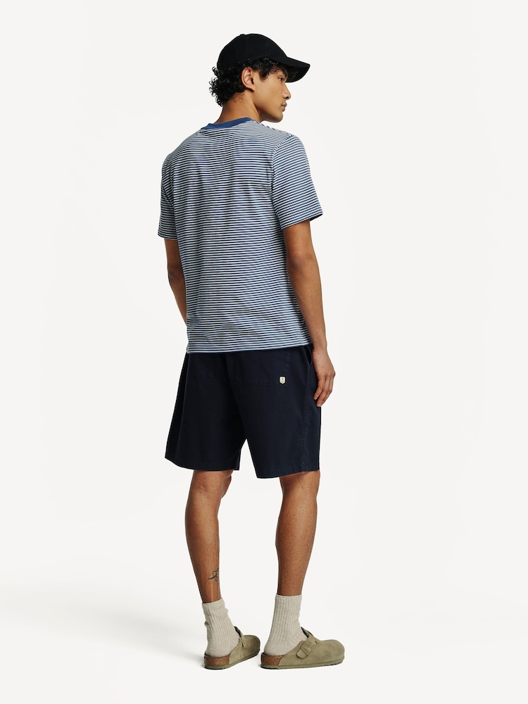 Armor Lux Blue Heritage Ripstop Drawstring Shorts - Image 2 of 6