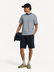 Armor Lux Blue Heritage Ripstop Drawstring Shorts - Image 3 of 6