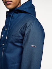Armor Lux Blue Zip Up Jacket - Image 4 of 5