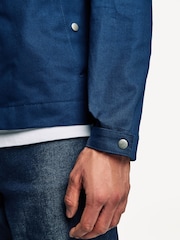 Armor Lux Blue Zip Up Jacket - Image 5 of 5