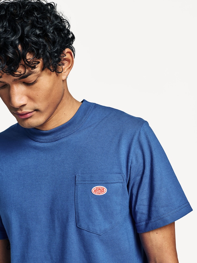 Armor Lux Heritage Logo Pocket T-Shirt - Image 5 of 5 Armor Lux Heritage Logo Pocket T-Shirt - Image 5 of 5