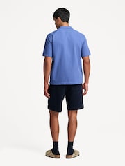 Armor Lux Blue Heritage Towelling Drawstring Sweat Shorts - Image 2 of 5