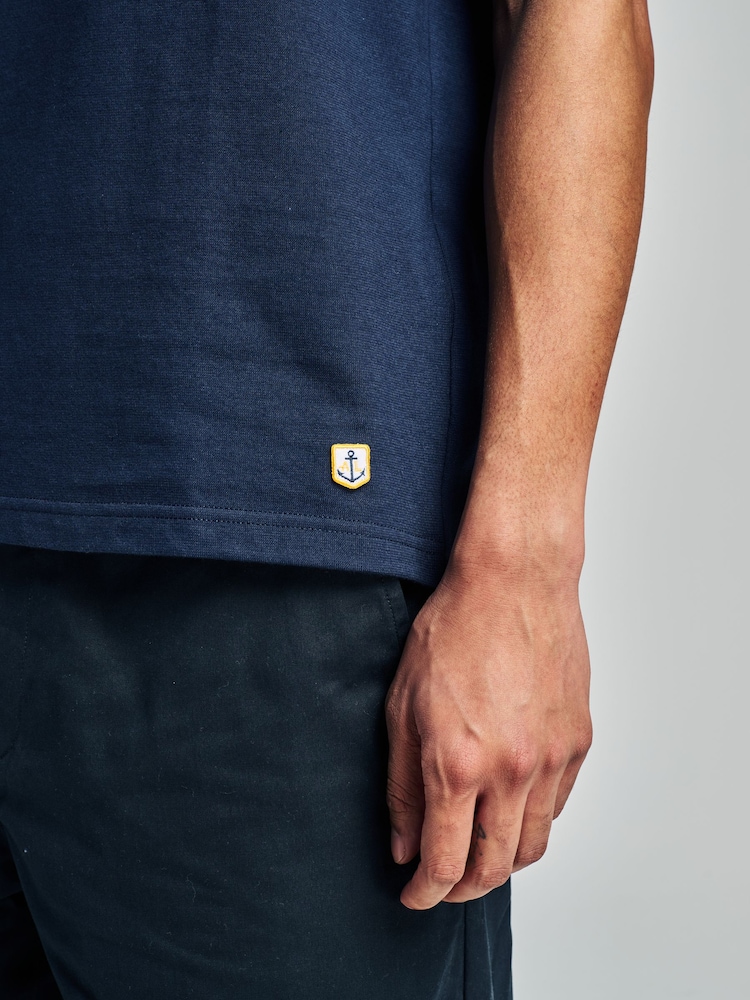 Armor Lux Heritage Anchor Logo T-Shirt - Image 6 of 6 Armor Lux Heritage Anchor Logo T-Shirt - Image 6 of 6
