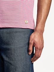 Armor Lux Pink Heritage Breton Stripe T-Shirt - Image 5 of 5