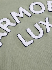 Armor Lux Green Heritage Logo Crew Neck 100% Cotton Sweatshirt - Image 10 of 12