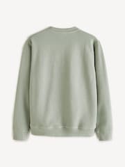 Armor Lux Green Heritage Logo Crew Neck 100% Cotton Sweatshirt - Image 8 of 12