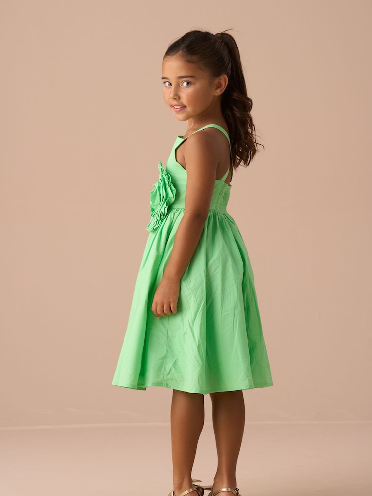 Buy Angel & Rocket Green Corsage Scallop Dress from Next USA