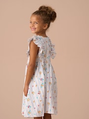 Angel & Rocket Blue Francesca Shirred Panel Dress - Image 2 of 7