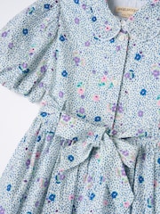 Angel & Rocket Blue Danni Printed 100% Cotton Shirt Dress - Image 7 of 7