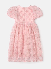 Angel & Rocket Pink Ines Purple Embellished Puff Sleeve Dress - Image 14 of 15