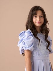 Angel & Rocket Blue Coralie Embroidered Bodice Dress - Image 11 of 15