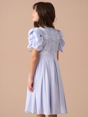 Angel & Rocket Blue Coralie Embroidered Bodice Dress - Image 3 of 15