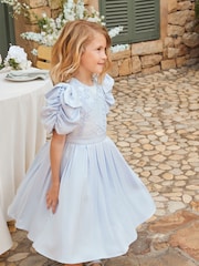 Angel & Rocket Blue Coralie Embroidered Bodice Dress - Image 6 of 15
