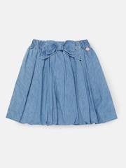 Angel & Rocket Annie Blue Bubble Hem Denim Skirt - Image 5 of 7