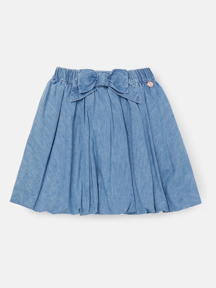 Angel & Rocket Annie Blue Bubble Hem Denim Skirt - Image 5 of 7