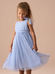 Angel & Rocket Blue Antonia Tulle Bow Dress - Image 1 of 6