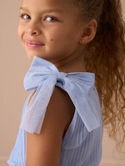 Angel & Rocket Blue Antonia Tulle Bow Dress - Image 3 of 6