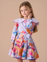 Blauw - Angel & Rocket Emma Cape Collar Embroidered Top - Image 2 of 6