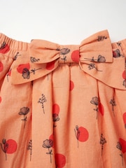 Angel & Rocket Orange Bubble Hem Denim Skirt - Image 5 of 5