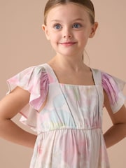 Angel & Rocket Green Gracie Multi Cape Collar Jumpsuit - Image 6 of 9