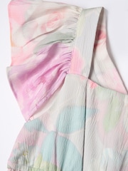 Angel & Rocket Green Gracie Multi Cape Collar Jumpsuit - Image 9 of 9