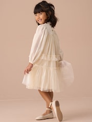 Angel & Rocket Cream Beau Boho Embellished Dress - Image 1 of 3