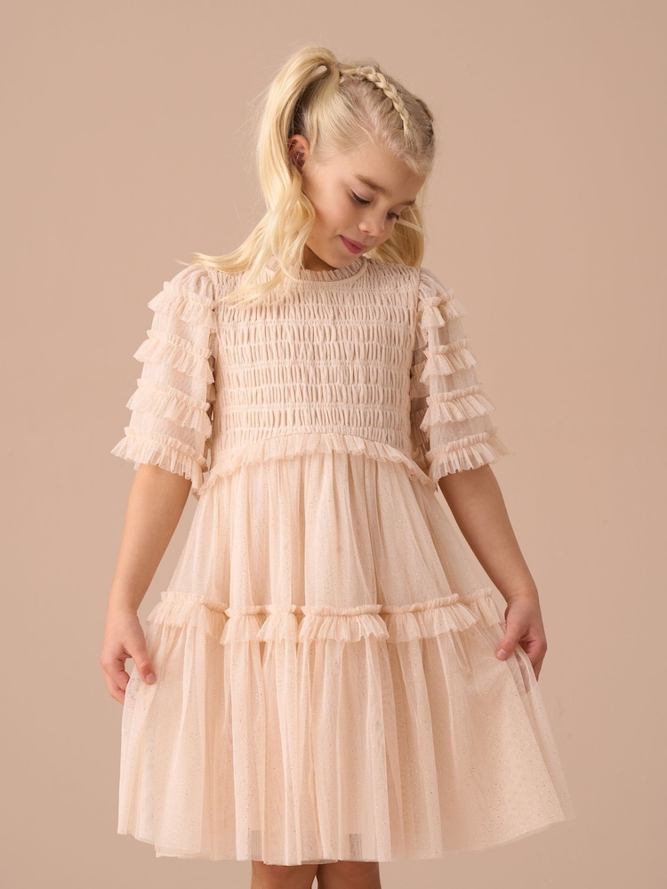 Angel & Rocket Pink Beau Embroidered Boho Dress - Image 1 of 8