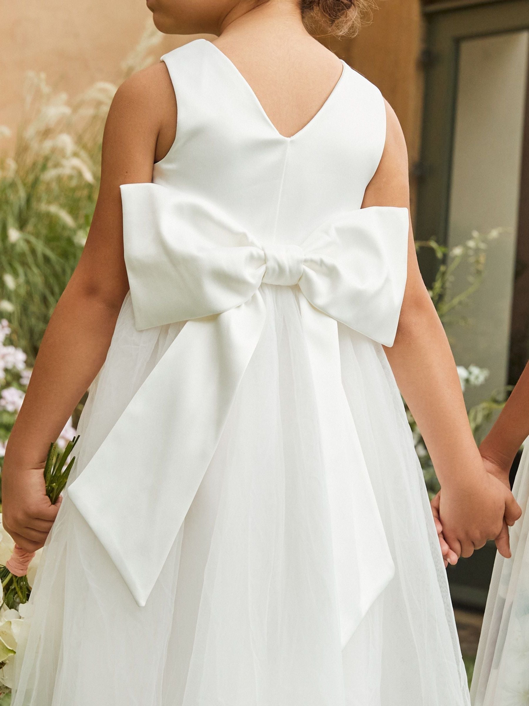 Buy Angel & Rocket White Charlotte Ballerina Bow Dress from Next USA