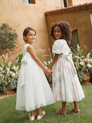 Angel & Rocket White Charlotte Ballerina Bow Dress - Image 13 of 25