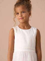 Angel & Rocket White Charlotte Ballerina Bow Dress - Image 20 of 25