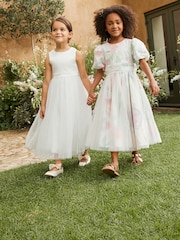 Angel & Rocket White Charlotte Ballerina Bow Dress - Image 4 of 25