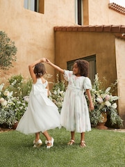 Angel & Rocket White Charlotte Ballerina Bow Dress - Image 8 of 25