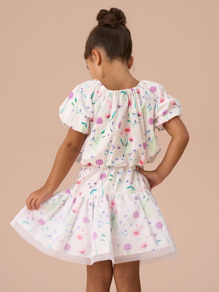 Angel & Rocket Perla Puff Ball 100% Cotton Blouse - Image 3 of 7