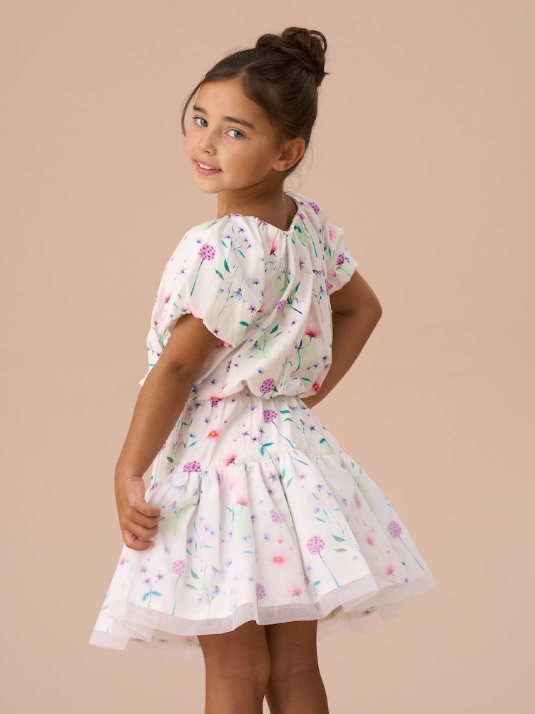 Angel & Rocket Perla Puff Ball 100% Cotton Blouse - Image 4 of 7