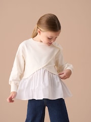 Angel & Rocket Grey Lauren Layered Wrap Jumper - Image 1 of 8