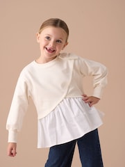 Angel & Rocket Grey Lauren Layered Wrap Jumper - Image 2 of 8
