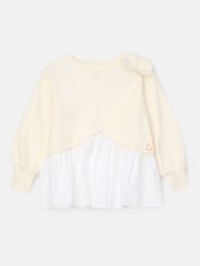 Angel & Rocket Grey Lauren Layered Wrap Jumper - Image 6 of 8