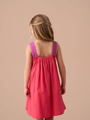 Angel & Rocket Pink Libby Pink Bow Swing Dress - Image 2 of 5