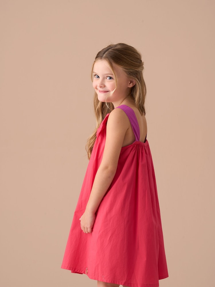 Angel & Rocket Pink Libby Pink Bow Swing Dress - Image 3 of 5