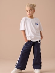Angel & Rocket Blue Erica Linen Blend Trousers - Image 4 of 7