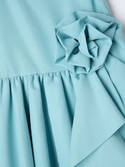 Angel & Rocket Green Lourdes Corsage Waist Dress - Image 10 of 10
